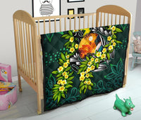 Polynesian Hawaii Premium Quilt - Ti Leaf Lei Turtle - Polynesian Pride