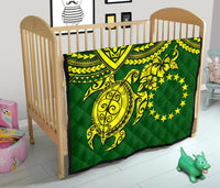 Cook Islands Polynesian Premium Quilt - Polynesian Turtle - Polynesian Pride