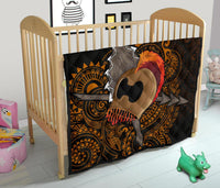 Hawaiian Warrior Helmet Polynesian Premium Quilt - Polynesian Pride