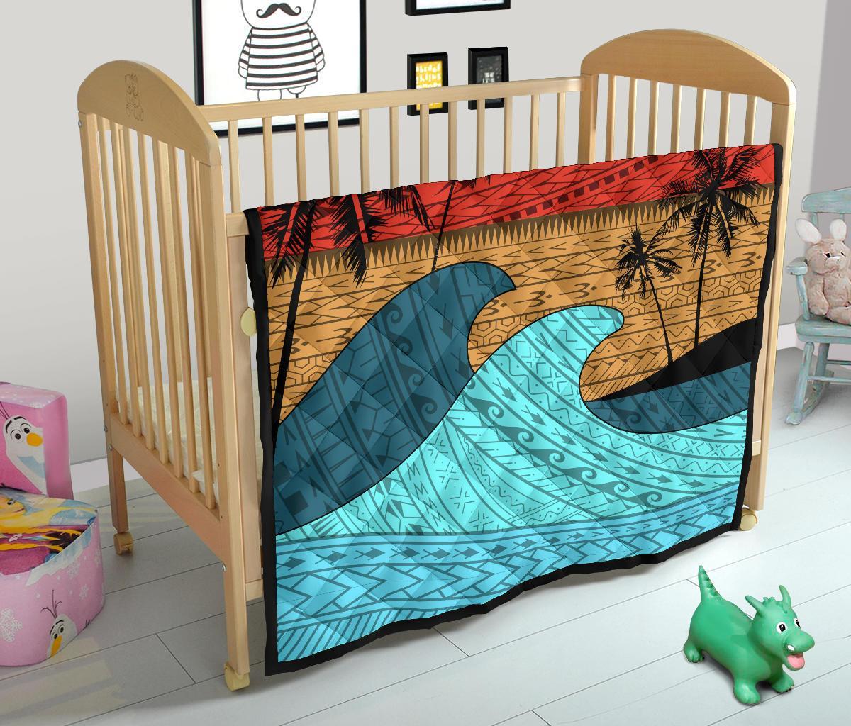 Hawaii Polynesian Sun Down Premium Quilt - Polynesian Pride