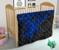 Cook Islands Premium Quilt - Blue Turtle - Polynesian Pride