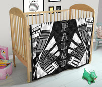 Palau Premium Quilt - Palau Seal Polynesian White Tattoo - Polynesian Pride