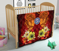 Northern Mariana Islands Personalised Premium Quilt - Tribal Tuna Fish - Polynesian Pride