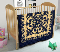 Hawaii Premium Quilt Royal Pattern - Indigo - Polynesian Pride
