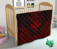 Hawaii Premium Quilt - Kanaka Maoli Polynesian Chief Red Version - Polynesian Pride