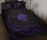 Solomon Quilt Bed Set - Purple - Frida Style - Polynesian Pride