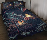 Night On The Land Quilt Bed Set - Polynesian Pride