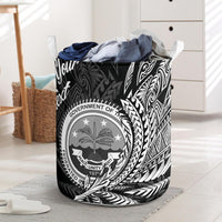 Federated States of Micronesia Laundry Basket - Custom Personalised Wings Style Laundry Basket - Federated States of Micronesia One Size Black - Polynesian Pride