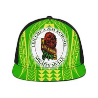 Hawaii - Leilehua High Trucker Hat - AH Trucker Hat Universal Fit Green - Polynesian Pride