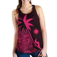 Marshall Islands Coconut Tree Women'S Racerback Tank - Polynesian Pride