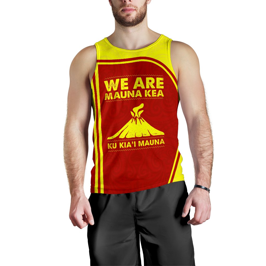 Mauna Kea Men's Tank Top 04 - Polynesian Pride