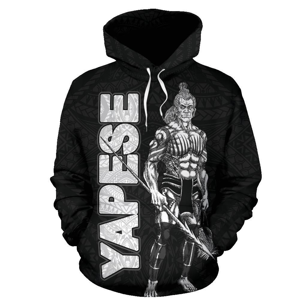 Yap Polynesian Hoodie Micronesia Yapese Warrior - Polynesian Pride