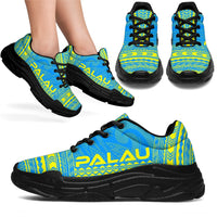 Palau Chunky Sneakers - Polynesian Chief Flag Version - Polynesian Pride