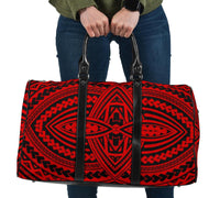 Polynesian Seamless Red Hawaii Travel Bag Travel Bag One size Red - Polynesian Pride
