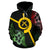 Vanuatu All Over Hoodie Hibiscus Style - Polynesian Pride