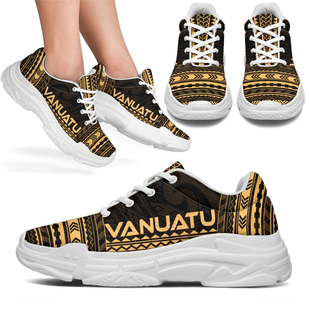 Vanuatu Chunky Sneakers - Polynesian Chief Gold Version - Polynesian Pride