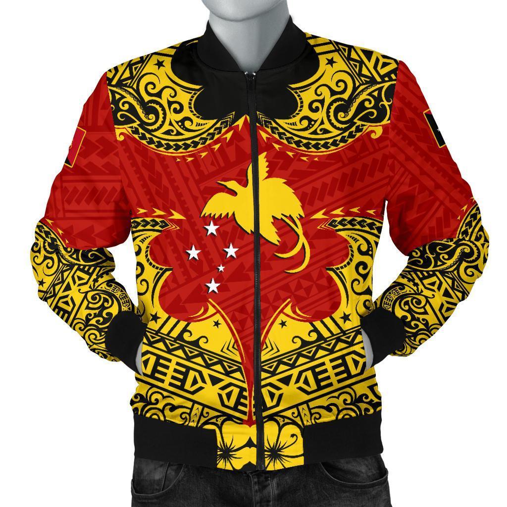 Papua New Guinea Men's Bomber Jacket Melanesia - Polynesian Pride