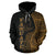 Vanuatu Polynesian Hoodie Coconut Tree Gold - Polynesian Pride
