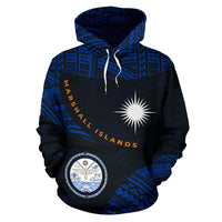 Marshall Islands Hoodie Marshall Islands Flag Seal Endless 02 - Polynesian Pride