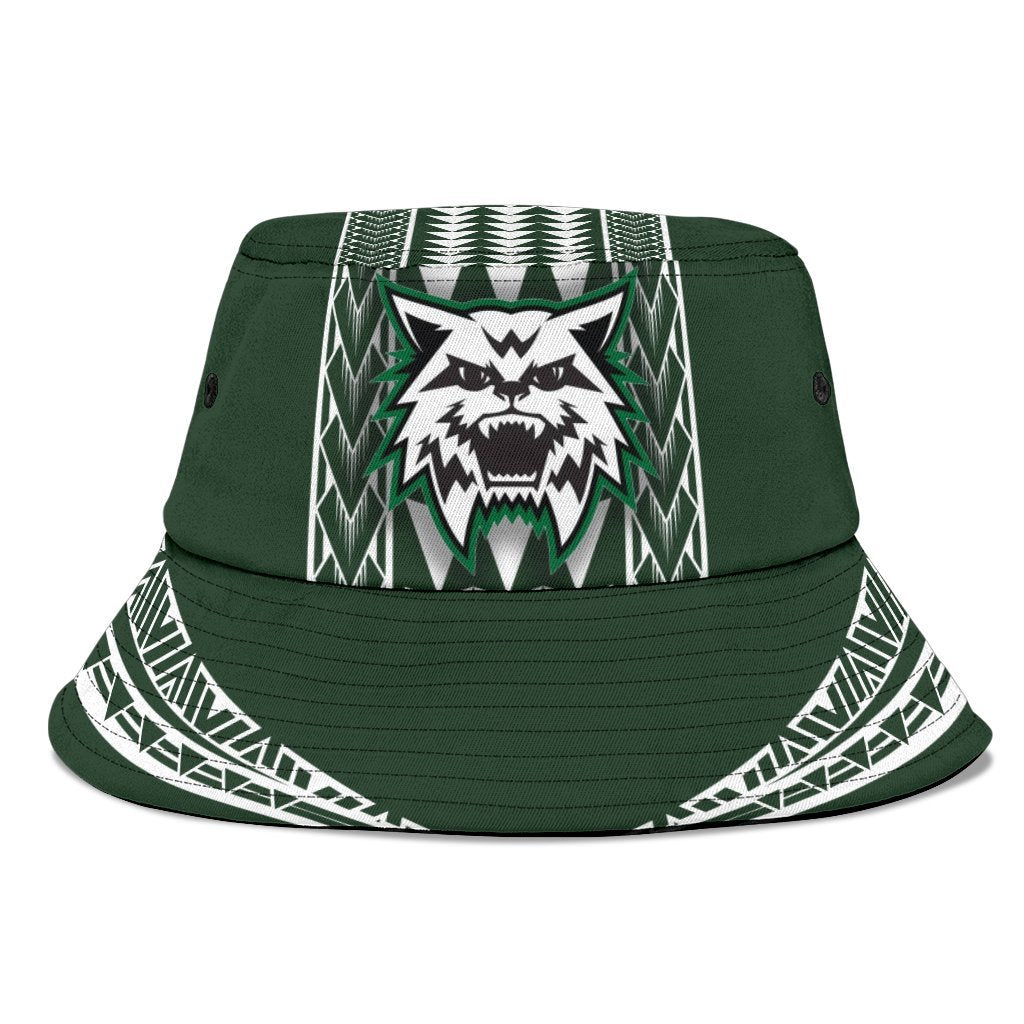 Hawaii - Konawaena High Bucket Hat - AH Unisex Universal Fit Green - Polynesian Pride