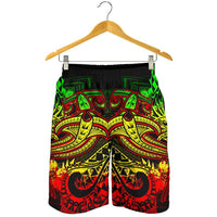 Polynesian Men's Shorts - Reggae Shark Polynesian Tattoo - Polynesian Pride