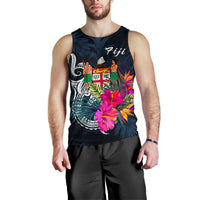 Fiji Polynesian Men's Tank Top - Tropical Flower - Polynesian Pride