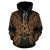 Vanuatu Polynesian ll Over Hoodie Map Gold - Polynesian Pride