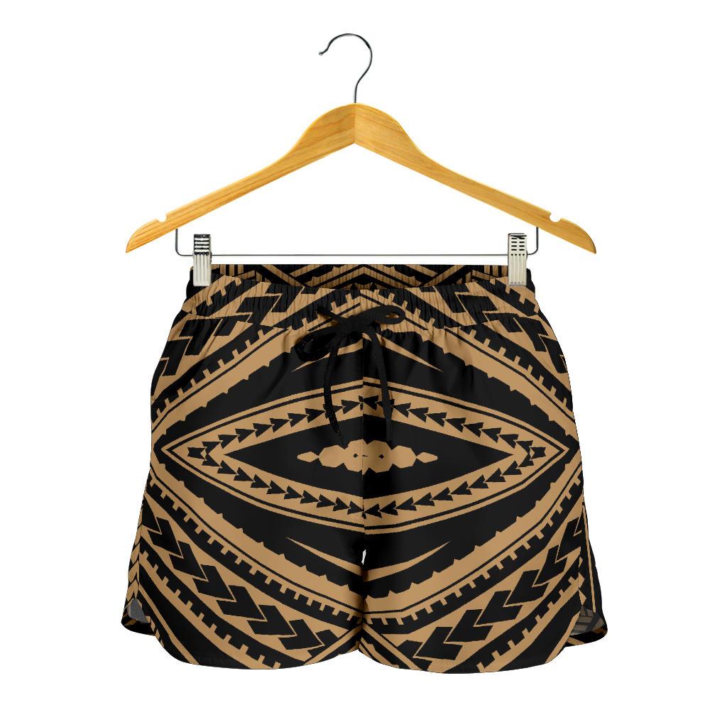 Polynesian Tatau Gold Women's Short - Polynesian Pride