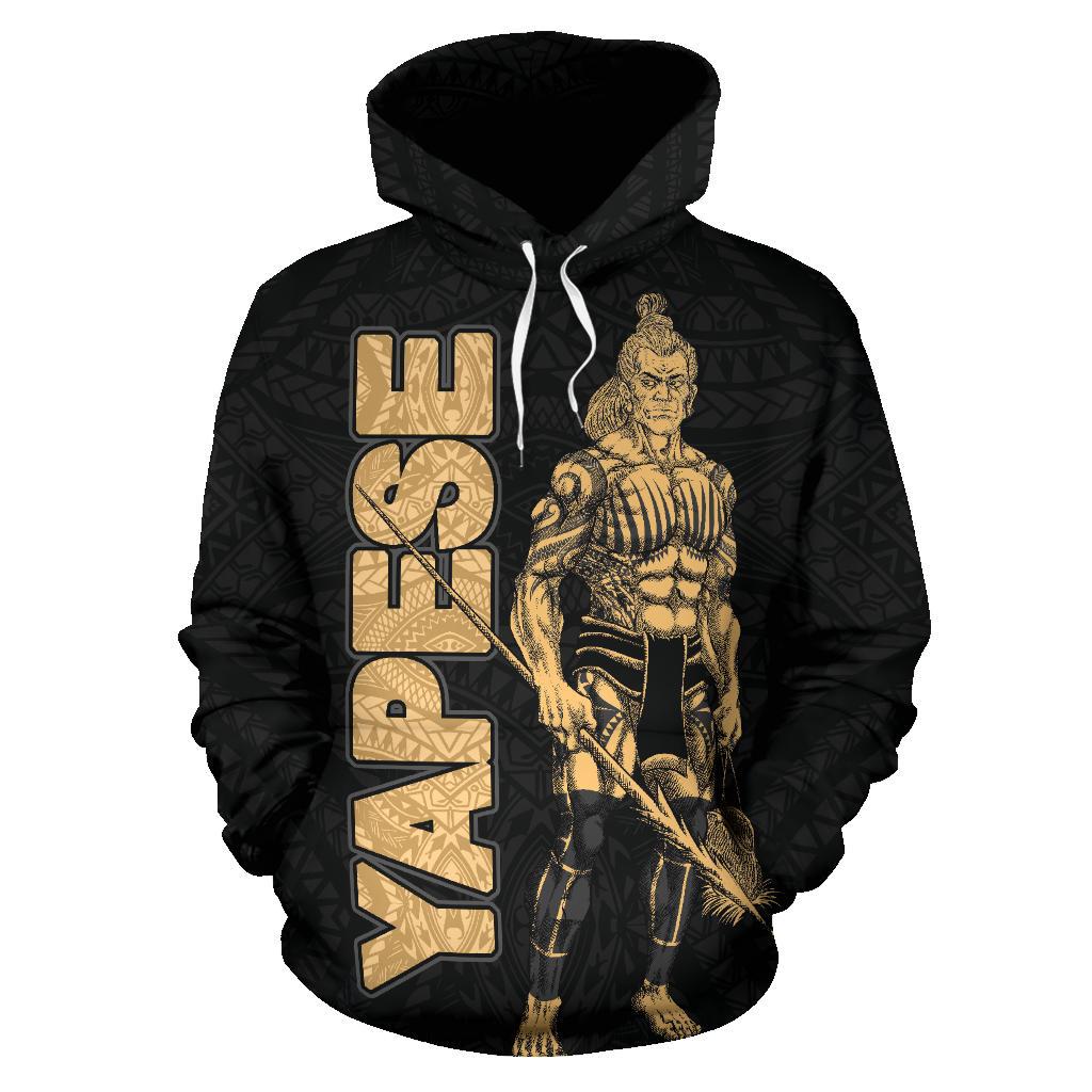 Yap Hoodie Micronesia Yapese Warrior Gold - Polynesian Pride