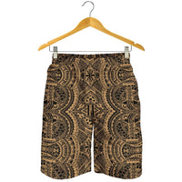 Polynesian Symmetry Gold Men's Short - Polynesian Pride
