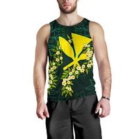 Polynesian Hawaii Men Tank Top - Ti Leaf Lei Turtle - Polynesian Pride
