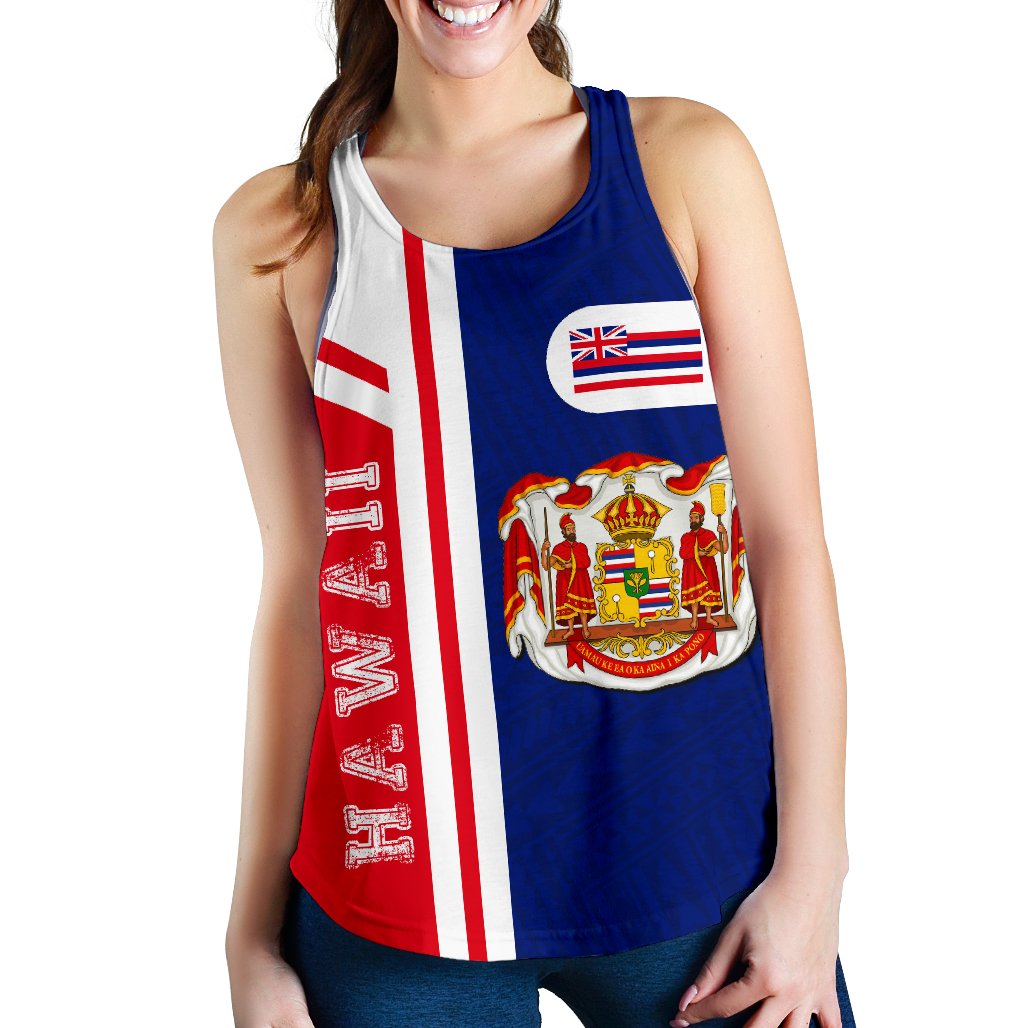 Hawaii Polynesian Women's Racerback Tank - Morale Style - Polynesian Pride