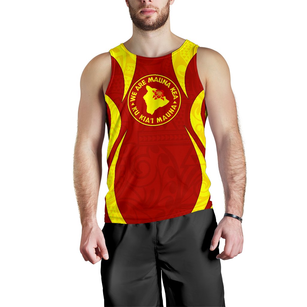 Mauna Kea Men's Tank Top 05 - Polynesian Pride