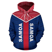 Samoa Hoodie Samoa Coat of Arms Polynesian Tattoo - Polynesian Pride