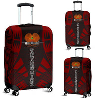 Papua New Guinea Luggage Cover - Polynesian Tattoo Red Red - Polynesian Pride