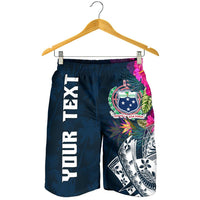 Samoa Custom Personalised Men's Shorts - Summer Vibes - Polynesian Pride