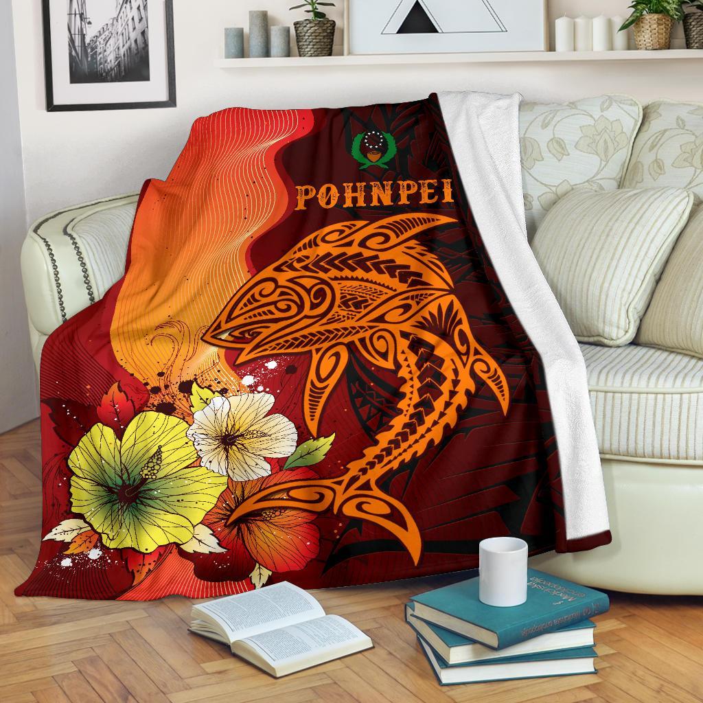 Pohnpei Premium Blankets - Tribal Tuna Fish - Polynesian Pride