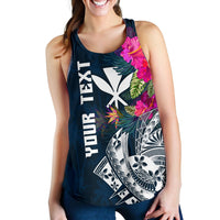 Polynesian Hawaii Custom Personalised Women's Racerback Tank - Summer Vibes - Polynesian Pride