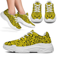 Polynesian Culture Yellow Chunky Sneakers - Polynesian Pride
