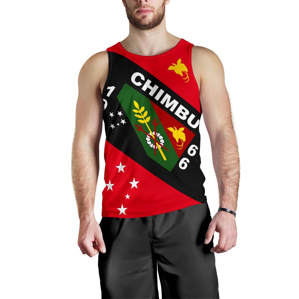 Papua New Guinea Men's Tank Top - Chimbu Province - Polynesian Pride