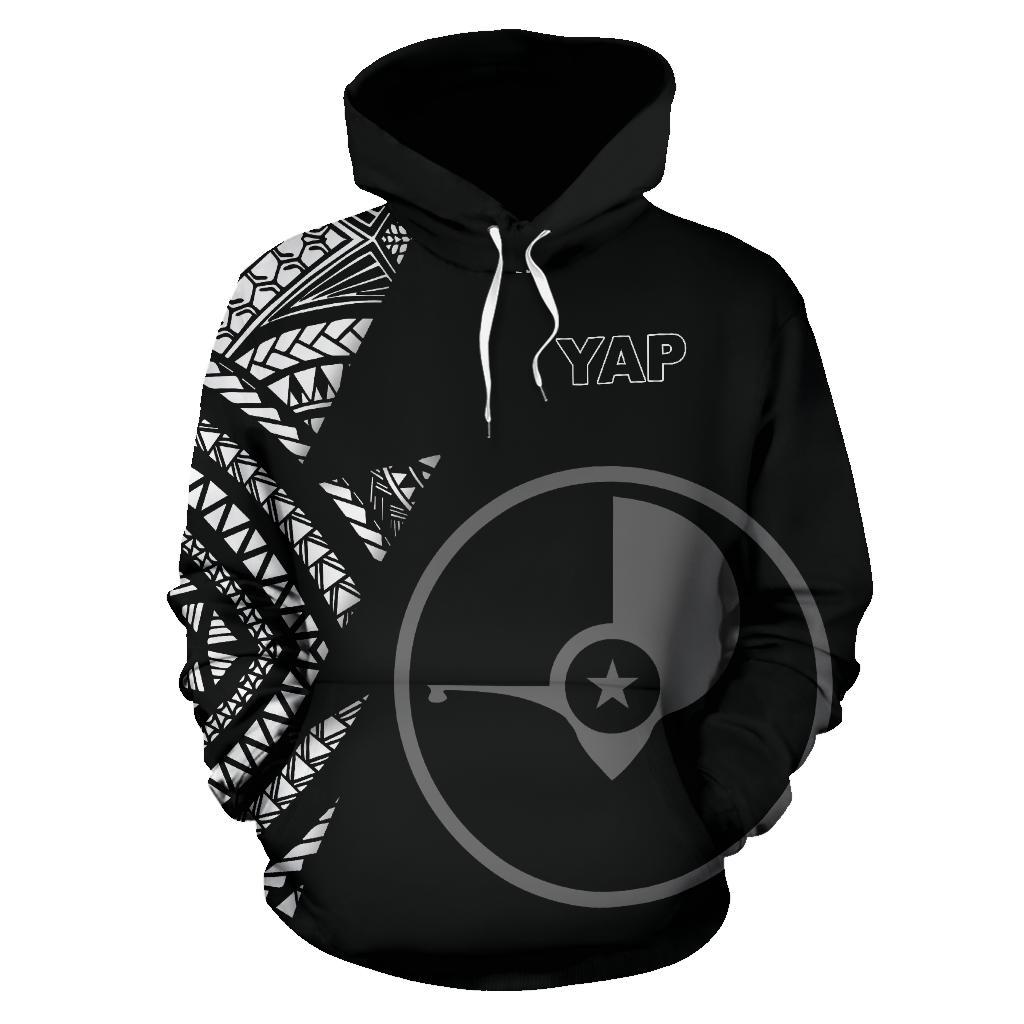 Yap Pattern All Over Hoodie FSM - Polynesian Pride