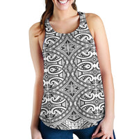 Polynesian Tribal Women's Racerback Tank Grown BMW - Polynesian Pride