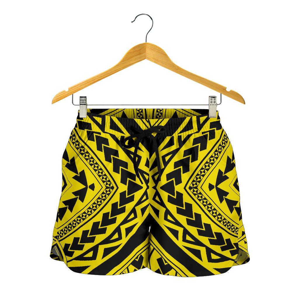 Polynesian Tradition Yellow Women's Short - Polynesian Pride