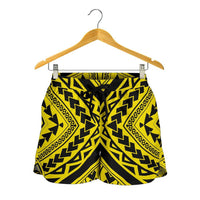 Polynesian Tradition Yellow Women's Short - Polynesian Pride