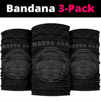 Hawaii Polynesian Mauna Kea Goddess Pele Bandana 3 - Pack - AH - Grey - Polynesian Pride
