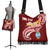 Guam Personalised Boho Handbag - Guam Seal Polynesian Patterns Plumeria (Red) - Polynesian Pride
