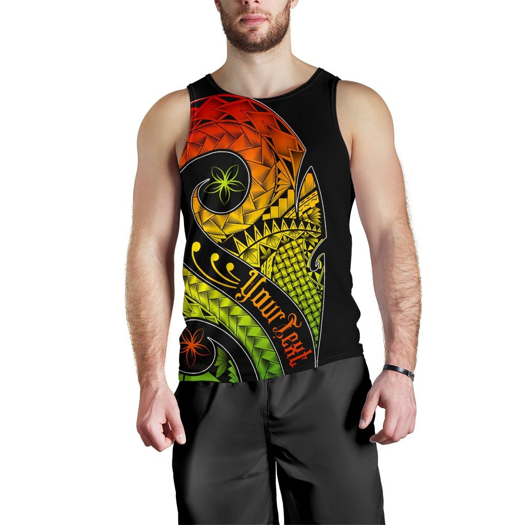 Pohnpei Personalised Men's Tank Top - Polynesian Decorative Patterns - Polynesian Pride