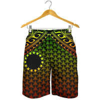 Polynesian Cook Islands Men's Shorts - Reggae Vintage Polynesian Patterns - Polynesian Pride