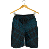 Specialty Polynesian Men's Shorts Blue Coral - Polynesian Pride