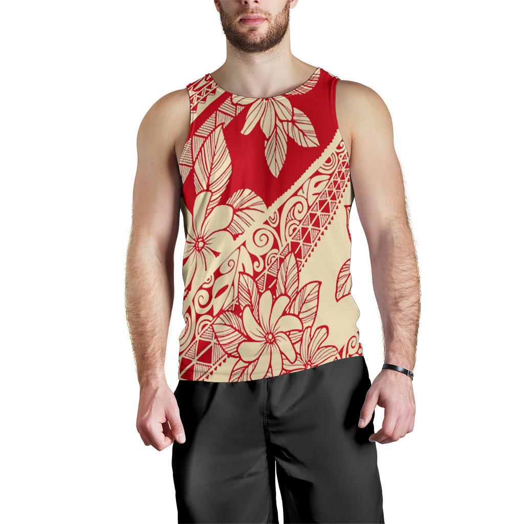 Polynesian Men Tank Top 39 Red - Polynesian Pride